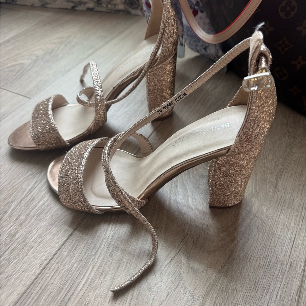 Gold Sparkly Heels